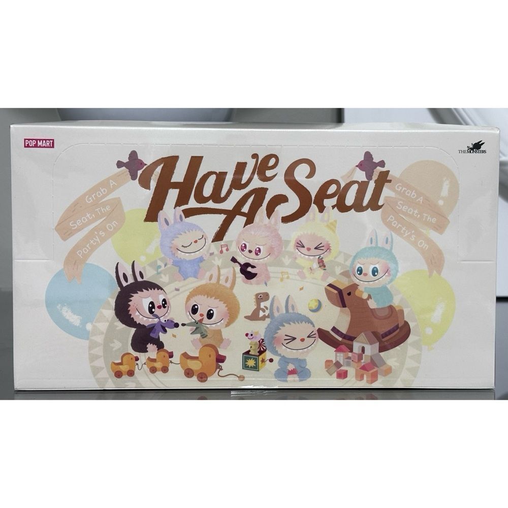 POP MART THE MONSTERS LABUBU- Have a Seat Vinyl‎ Plush Blind Box, WHOLE SET